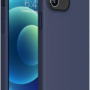 מגן גומי Velox iPhone 12 – מגן גומי Rubber IP12 - כחול
